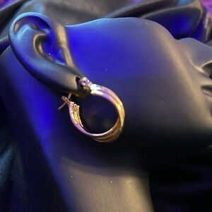 Gold Twisted Earrings